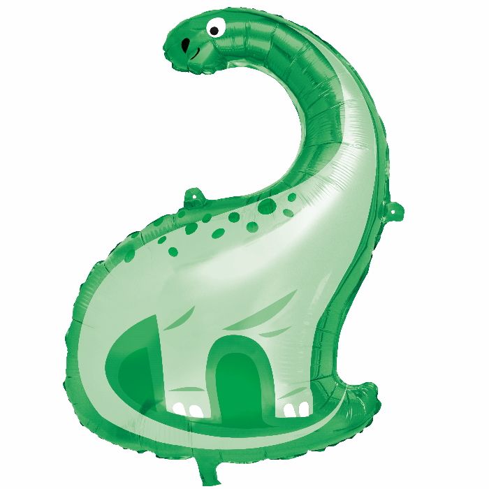 Brontosaurus Large Dinosaur Foil Balloons 33 Inches | Party Save Smile
