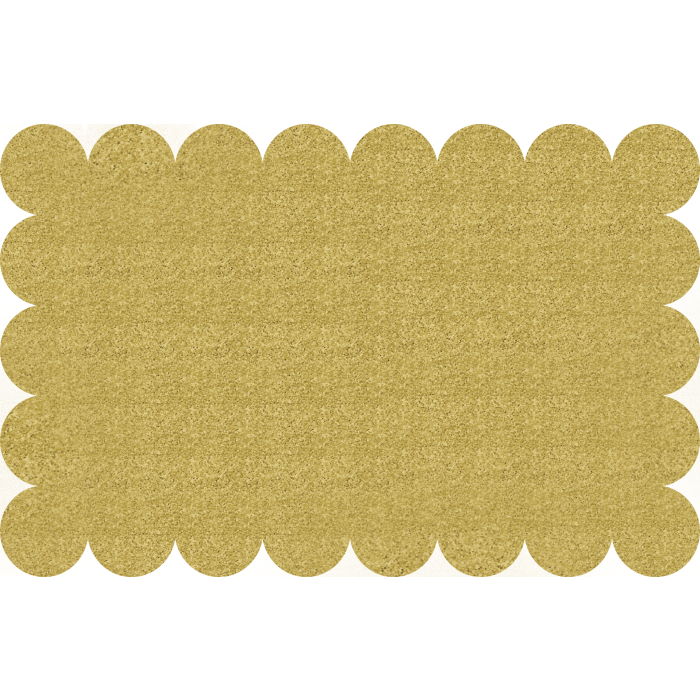 Gold Plastic Placemats Pack of 8 | Party Save Smile