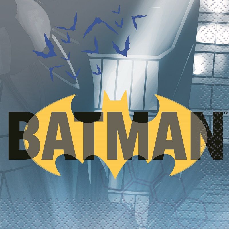 Batman Beverage Party Napkins Pack of 16 | Party Save Smile