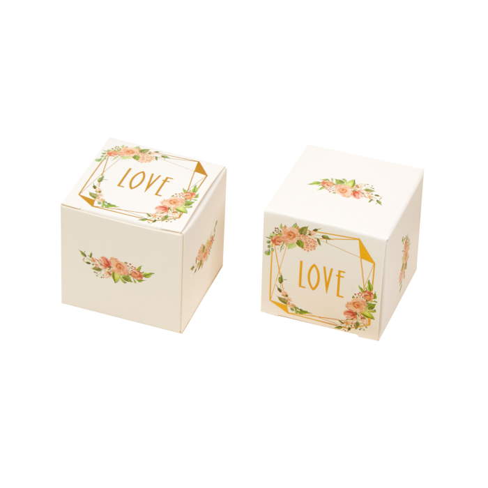 Floral Wedding Favour | Treat Box Pack of 10 | Party Save Smile