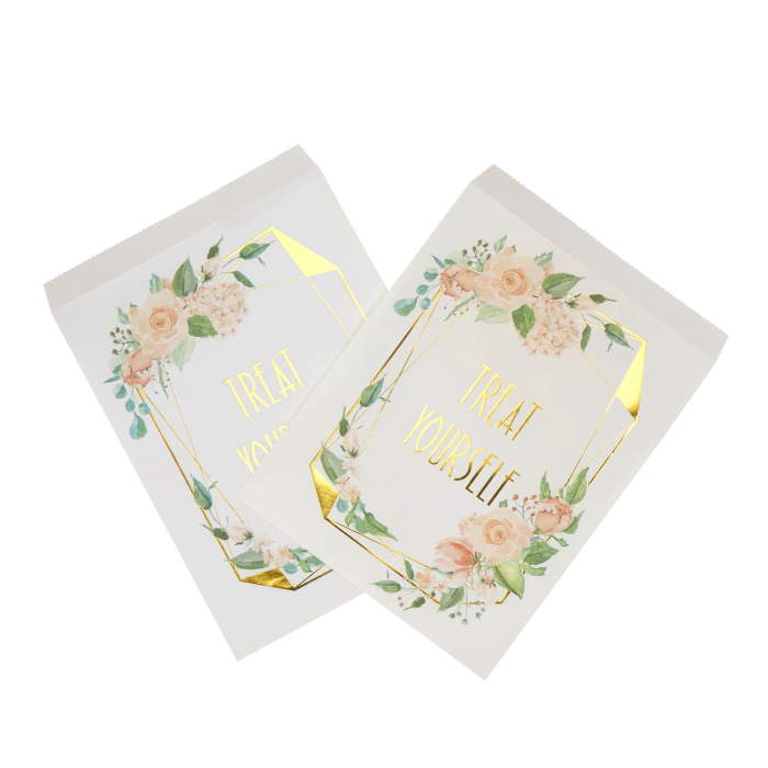 Floral Wedding Sweet Bags Pack of 25 | Party Save Smile