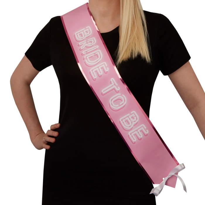 Pink Bride to Be Hen Party Sash | Party Save Smile