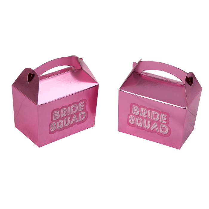 Bride Squad Hen Party Favour Treat Box Pack of 10 | Party Save Smile
