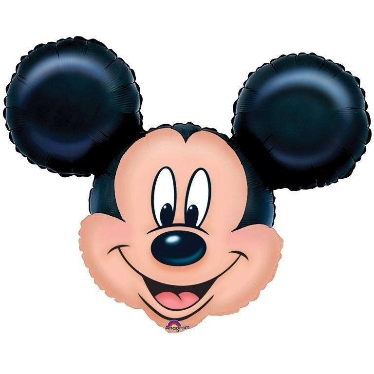 Mickey Mouse Head Shaped Foil Balloon 27 Inches | Party Save Smile