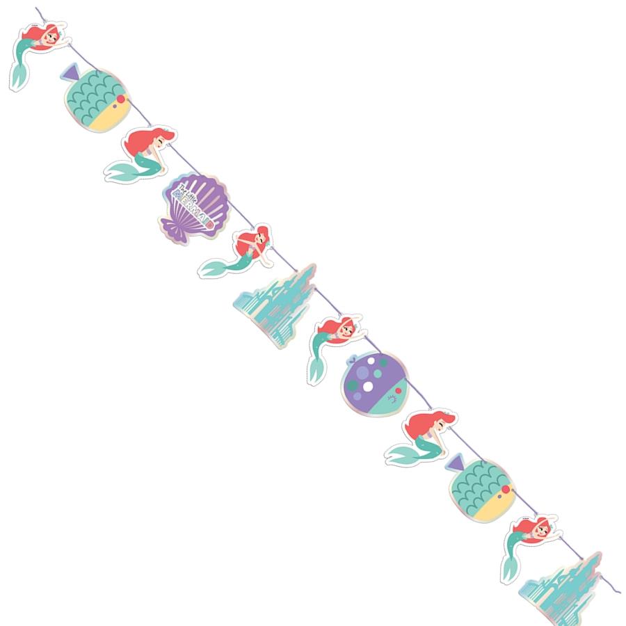Ariel Little Mermaid Birthday Banner 1.5 metres | Party Save Smile