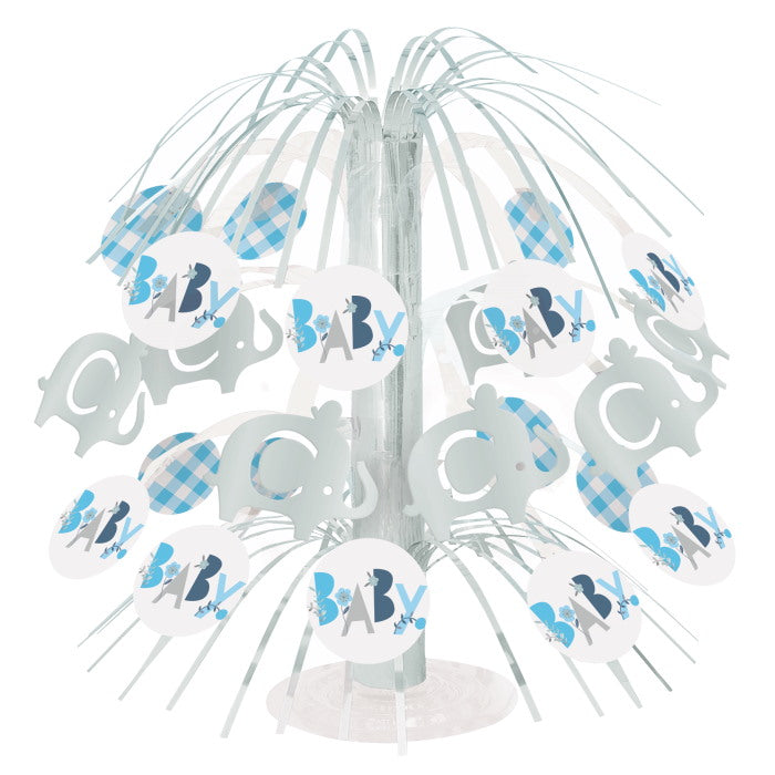 Blue Elephant Baby Shower Table Centrepieces | Party Save Smile