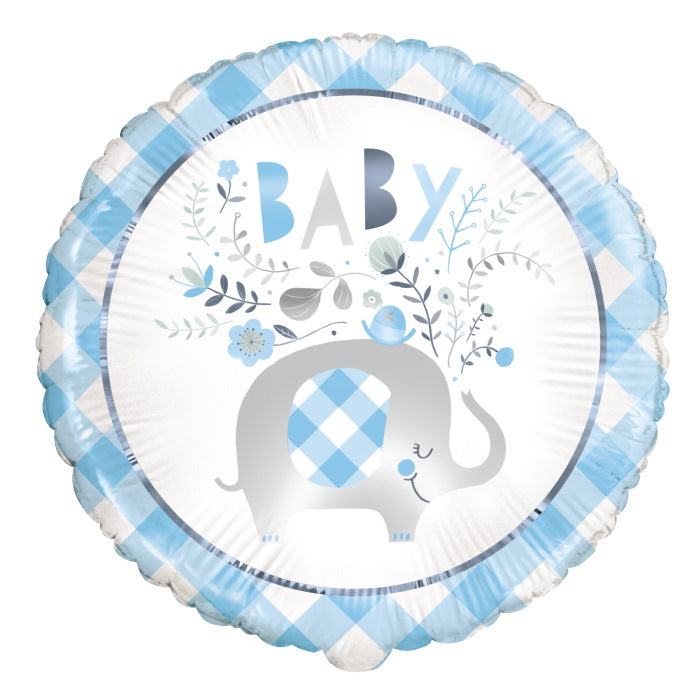 Baby Shower Elephant Balloon 18 inches | Party Save Smile