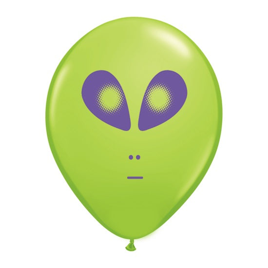 Alien Latex Balloons 5 inch Qualatex