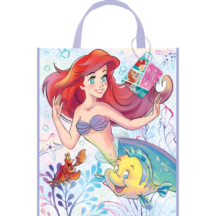Disney The Little Mermaid Party Tote Bag with Handle 33 x 27cm | Party Save Smile