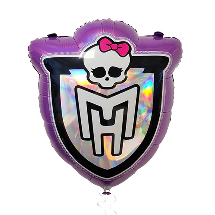 Monster High Badge Shaped Foil Balloon | Party Save Smile