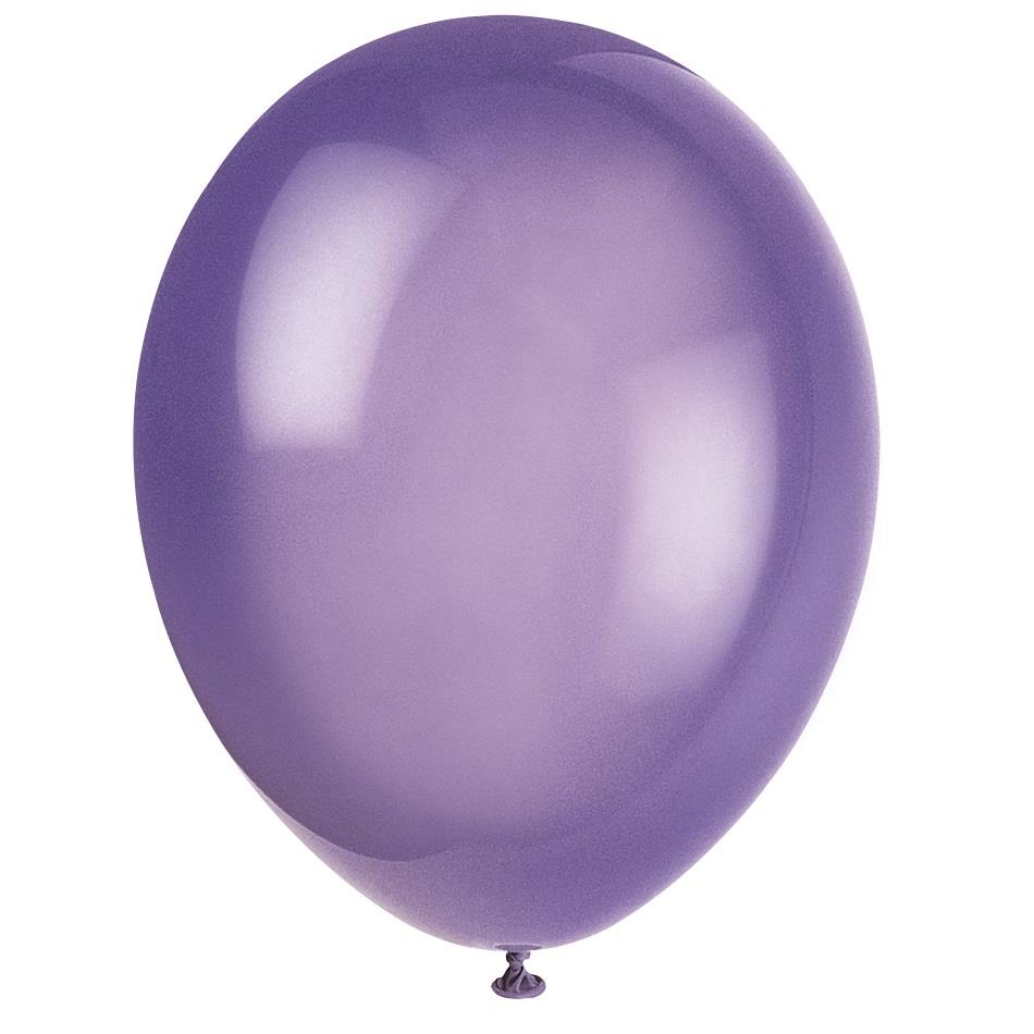 Purple 12 inch Party Latex Balloons Pack of 10 | Party Save Smile