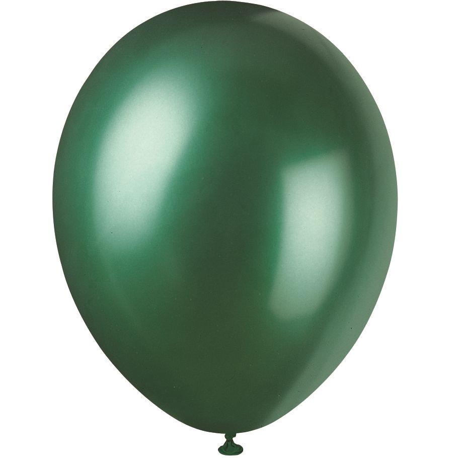 Evergreen Pearl Crystal Party Latex Balloons Pack of 8 | Party Save Smile