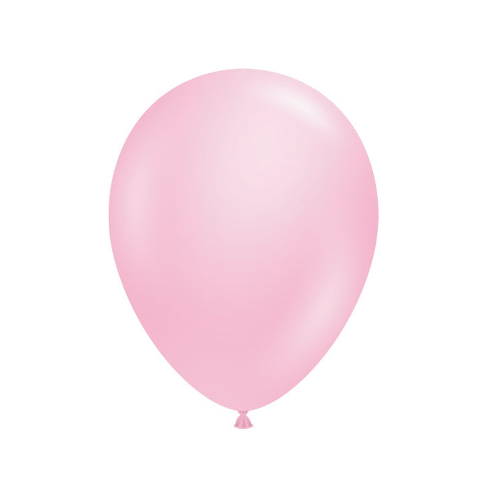 Tuftex Baby Pink Latex Balloons 5 inches | Party Save Smile