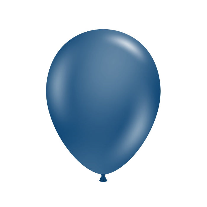 Tuftex Navy Latex Balloons 5 inches | Party Save Smile