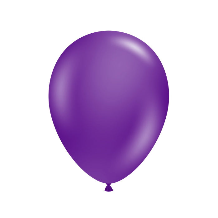Tuftex Plum Purple Latex Balloons 5 inches | Party Save Smile