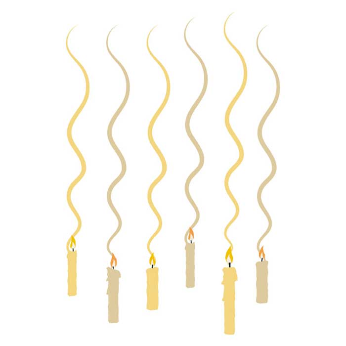 Harry Potter Hanging Swirl Party Room Decorations 6 Pack (Houses) | Party Save Smile