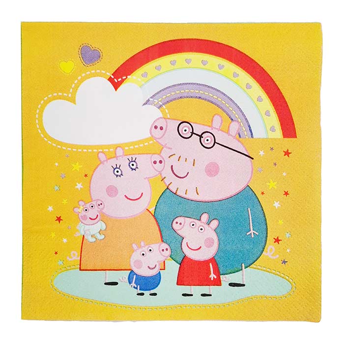 Peppa Pig Party Napkins 16 Pack | Party Save Smile