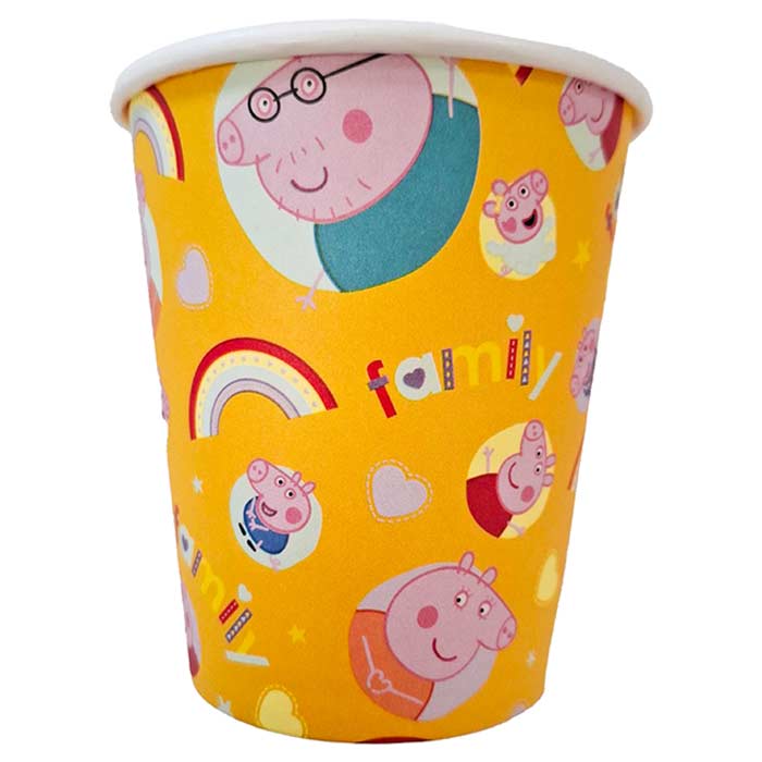 Peppa Pig Paper Cups Pack of 8 | Party Save Smile