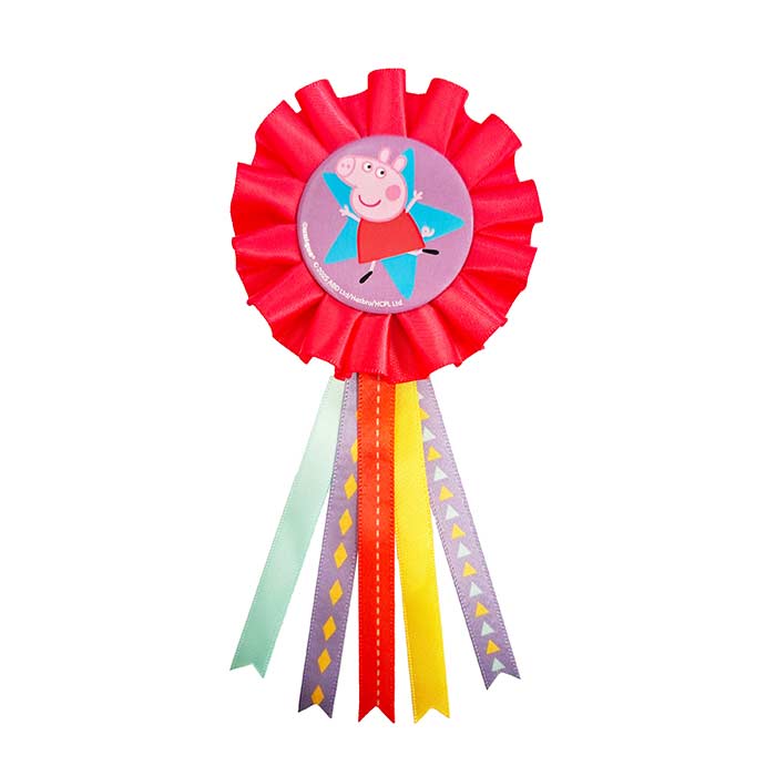Peppa Pig Birthday Badge Rosette | Party Save Smile