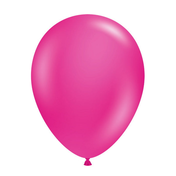 Tuftex Hot Pink Latex Balloons 11 inches | Party Save Smile