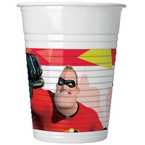 The Incredibles 2 Party Cups Pack of 8 | Party Save Smile