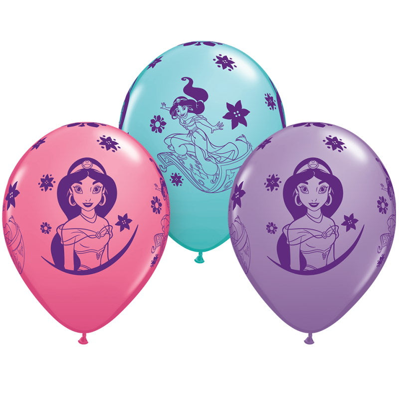 Princess Jasmine Latex Balloons 11 Inch Qualatex