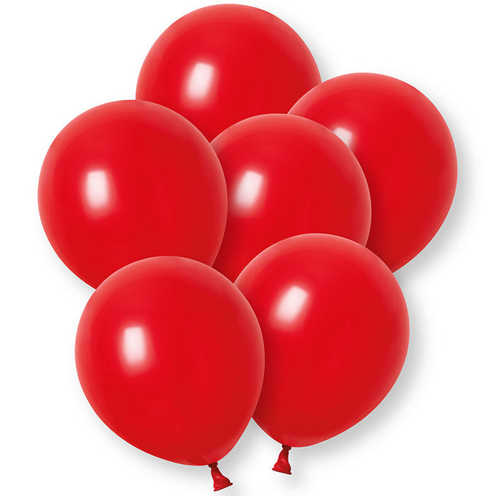 Red Latex Balloons 12 Inch 10 Pack | Party Save Smile