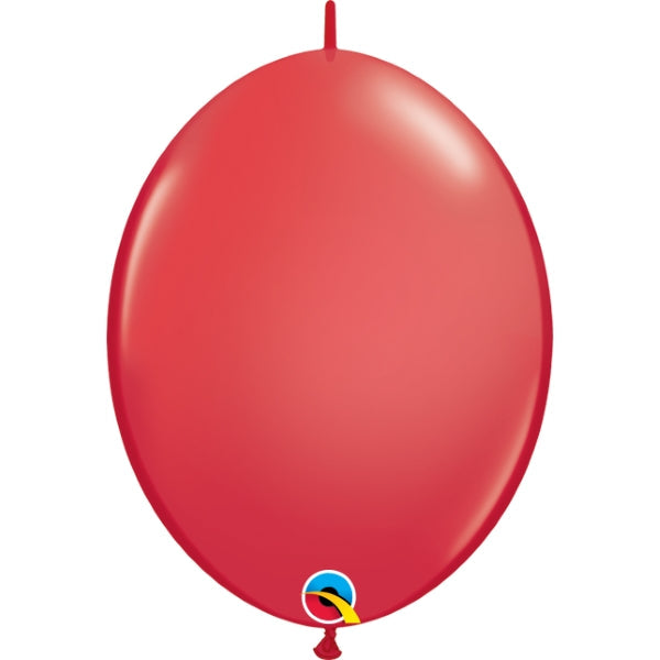 Red Quick Link Balloons Qualatex 6 inch | Party Save Smile