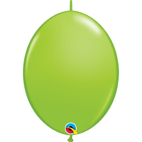 Lime Green Quick Link Balloons Qualatex 6 inch | Party Save Smile