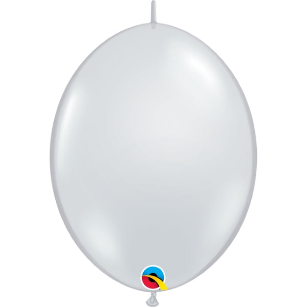 Diamond Clear Balloons - 6 inch Quicklink | Party Save Smile