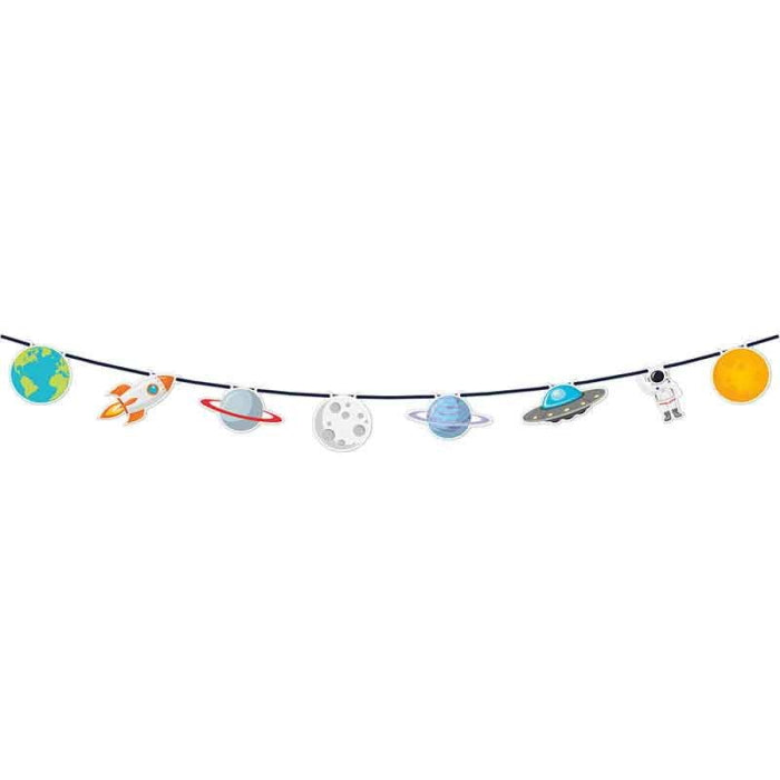 Space Themed Banner 2.3 metres | Party Save Smile