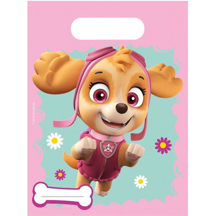 Skye Paw Patrol Party Bags Pack of 6 | Party Save Smile