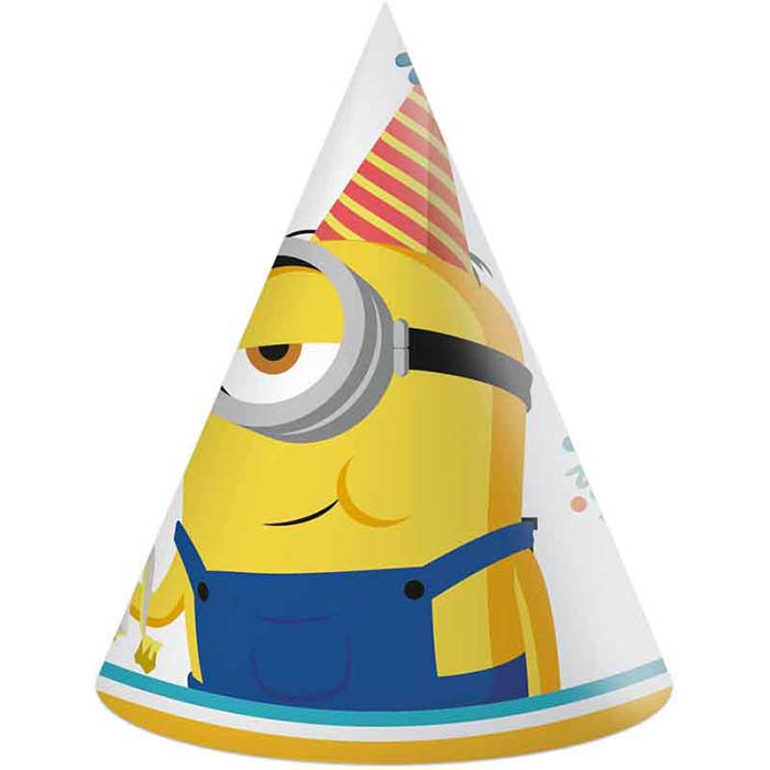 Minion Party Hats 6 Pack | Party Save Smile