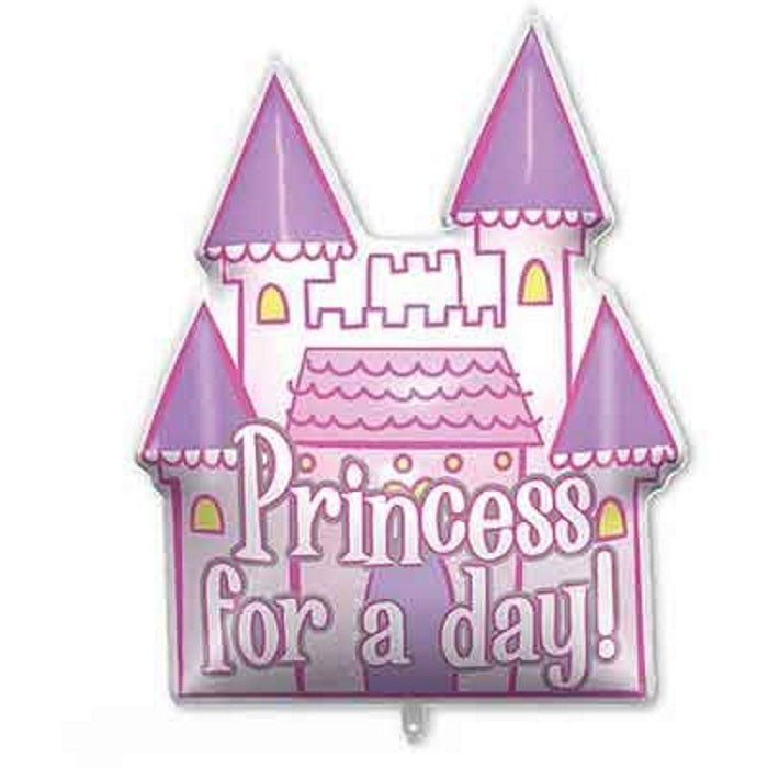 Princess Castle Balloon "Princess for a Day" 37 Inches | Party Save Smile