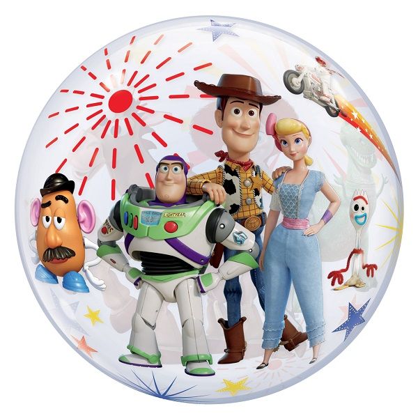 Toy Story 4 Bubble Balloon: Woody | Forky 22 inch Qualatex | Party Save Smile