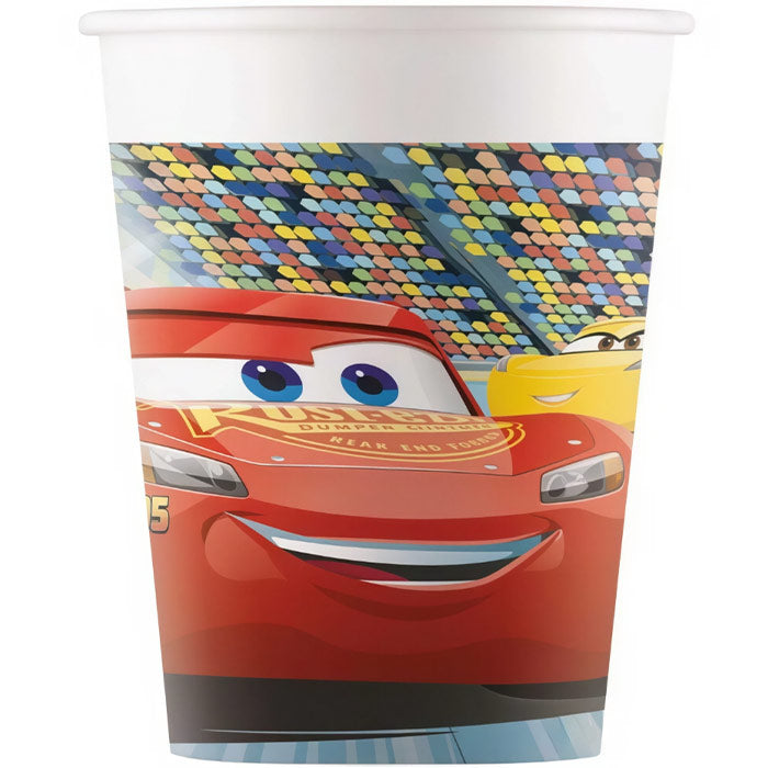 Disney Cars Paper Cups Pack of 8 | Party Save Smile