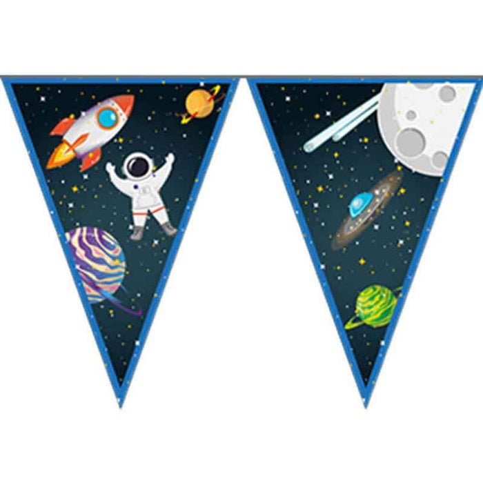 Space Themed Bunting Banner 2.3 metres | Party Save Smile