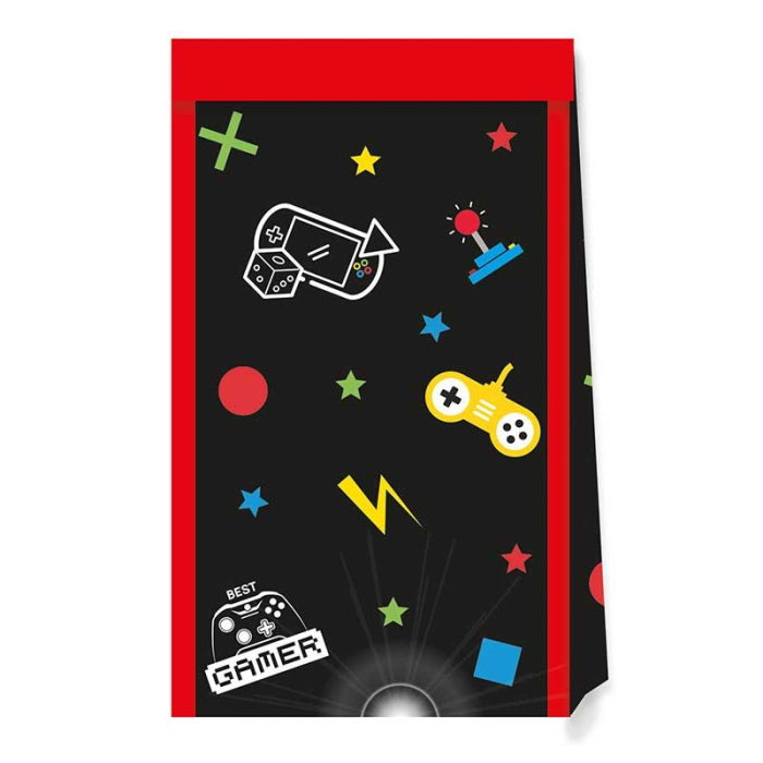 Gamer Party Bags (Paper) Pack of 4 | Party Save Smile
