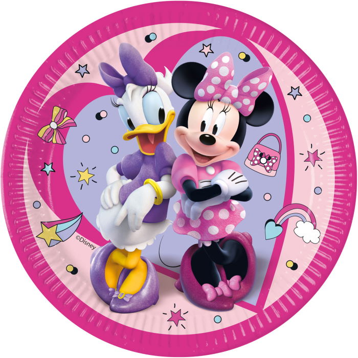 Minnie Mouse Junior Party Plates 8 Pack | Party Save Smile