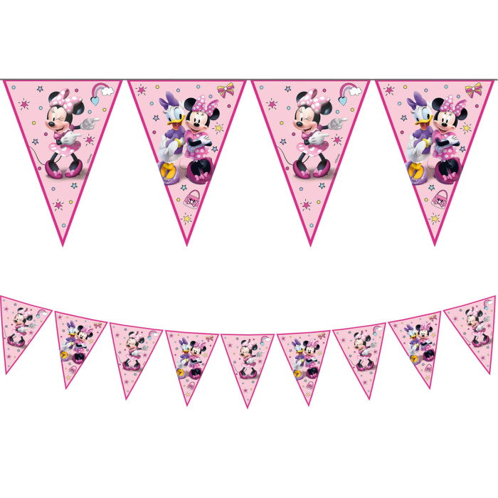 Minnie Mouse Junior Birthday Bunting 2.3 metres | Party Save Smile