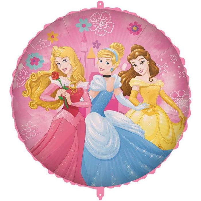 Disney Ariel, Belle and Cinderella Foil Balloon 18 inches | Party Save Smile