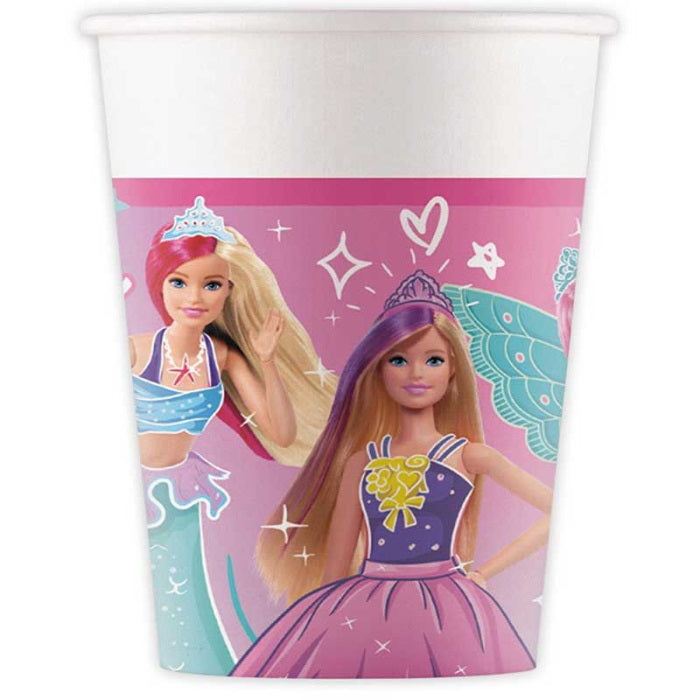 Barbie Paper Cups Pack of 8 | Party Save Smile