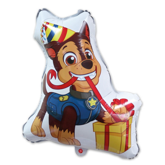 Chase Shaped Paw Patrol Foil Balloon 23 inches | Party Save Smile