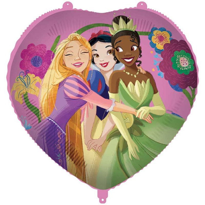 Disney Snow White, Rapunzel and Tiana Foil Balloon 18 inches | Party Save Smile