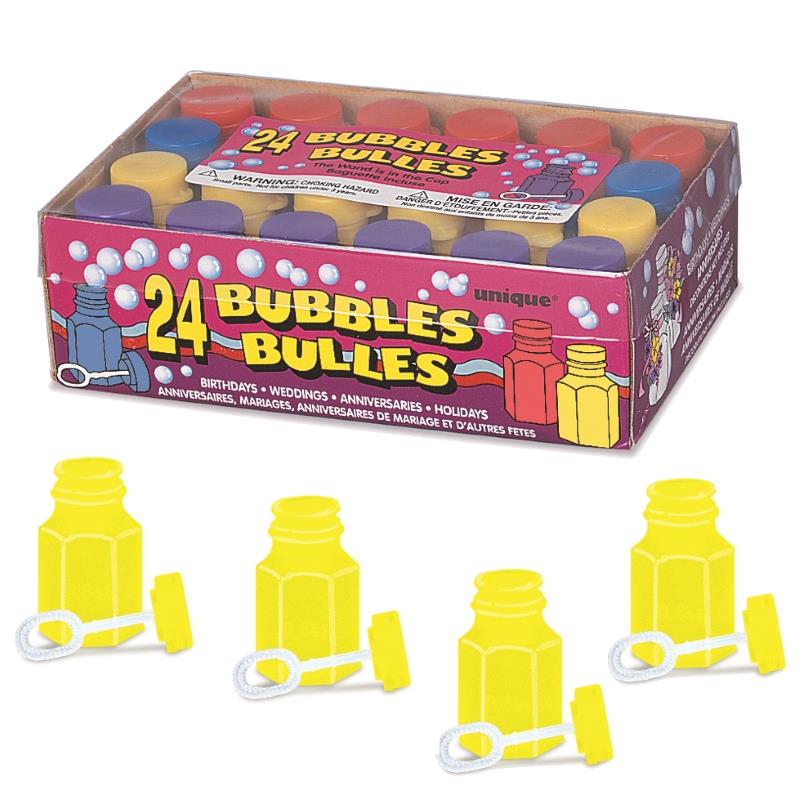 24 Pack of Bubbles for Party Bag Fillers | Party Save Smile