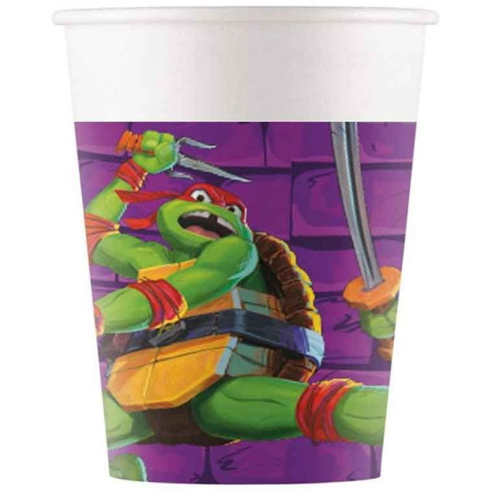 Ninja Turtle Cup Pack of 8 | Party Save Smile