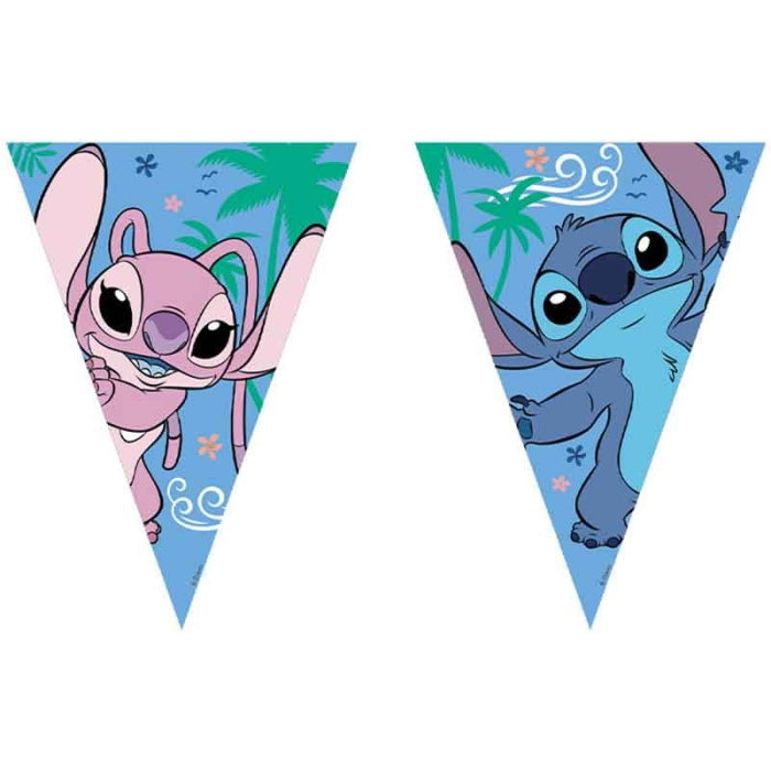 Lilo and Stitch Flag Banner Bunting 2.3 metres | Party Save Smile