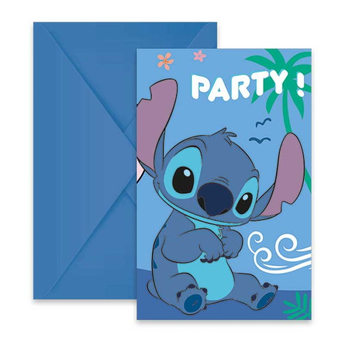 Lilo and Stitch Party Invitations 6 Pack | Party Save Smile