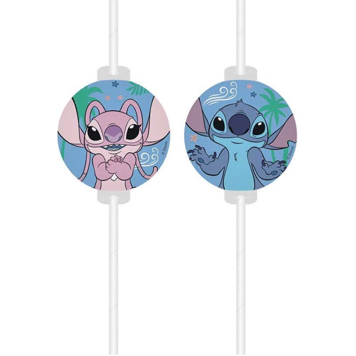 Lilo and Stitch Paper Party Straws 4 Pack | Party Save Smile