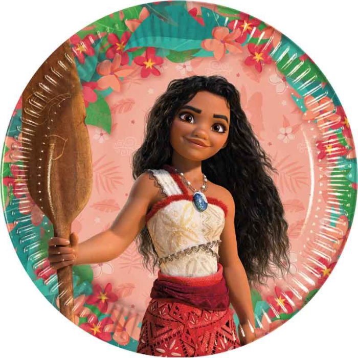Moana Party Plates 8 Pack | Party Save Smile